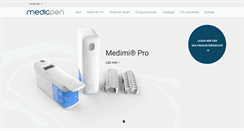 Desktop Screenshot of medicpen.se